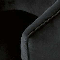 Maisons Du Monde Fauteuils Fauteuil En Velours Noir -Chaise Soldes 2024 fauteuil en velours noir 1000 4 34 209954 4