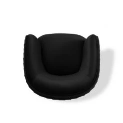 Micadoni Home Fauteuils Fauteuil En Velours Noir -Chaise Soldes 2024 fauteuil en velours noir 6
