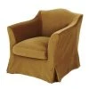 Maisons Du Monde Fauteuils Fauteuil En Velours Ocre