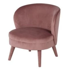 Maisons Du Monde Fauteuils Fauteuil En Velours Bleu Paon -Chaise Soldes 2024 fauteuil en velours rose kate 1000 13 40 216151 1 1