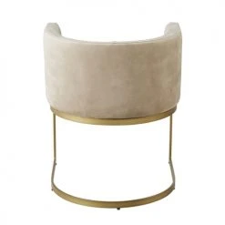 Maisons Du Monde Fauteuils Fauteuil En Velours Taupe Pieds En Métal Coloris Laiton -Chaise Soldes 2024 fauteuil en velours taupe pieds en metal coloris laiton 1000 7 9 198941 3