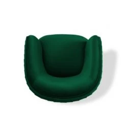 Micadoni Home Fauteuils Fauteuil En Velours Vert Bouteille -Chaise Soldes 2024 fauteuil en velours vert bouteille 8