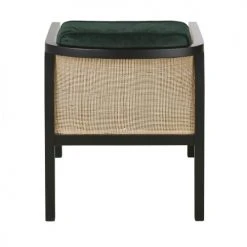 Maisons Du Monde Fauteuils Fauteuil En Velours Vert Cannage En Rotin Et Bois De Bouleau Noir -Chaise Soldes 2024 fauteuil en velours vert cannage en rotin et bois de bouleau noir 1000 16 12 219690 3