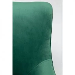 Kare Design Fauteuils Fauteuil En Velours Vert Et Acier Doré -Chaise Soldes 2024 fauteuil en velours vert et acier dore 4