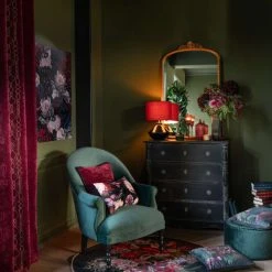 Maisons Du Monde Fauteuils Fauteuil En Velours Vert Et Pieds En Bouleau Noir -Chaise Soldes 2024 fauteuil en velours vert et pieds en bouleau noir 1000 14 22 215149 7