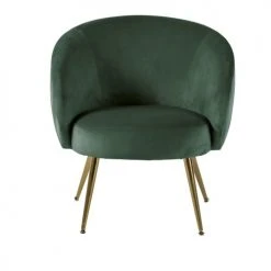 Maisons Du Monde Fauteuils Fauteuil En Velours Vert Forêt -Chaise Soldes 2024 fauteuil en velours vert foret 1000 1 31 209951 2