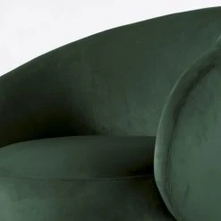 Maisons Du Monde Fauteuils Fauteuil En Velours Vert Forêt -Chaise Soldes 2024 fauteuil en velours vert foret 1000 1 31 209951 4