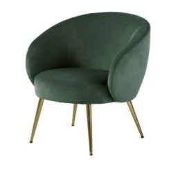 Maisons Du Monde Fauteuils Fauteuil En Velours Vert Forêt -Chaise Soldes 2024 fauteuil en velours vert foret bizou 1000 1 31 209951 1 1