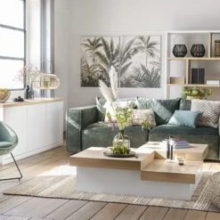 Maisons Du Monde Fauteuils Fauteuil En Velours Vert Pieds En Métal Noir -Chaise Soldes 2024 fauteuil en velours vert pieds en metal noir 1000 9 36 198722 6
