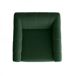 Potiron Paris Fauteuils Fauteuil En Velours Vert Sapin -Chaise Soldes 2024 fauteuil en velours vert sapin 3