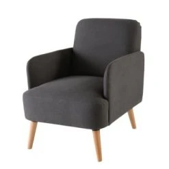 Maisons Du Monde Fauteuils Fauteuil Jaune Et Hêtre -Chaise Soldes 2024 fauteuil gris anthracite honey 1000 3 3 175647 1
