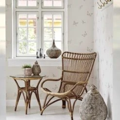 Sika Design Fauteuils Fauteuil Haut Dossier En Rotin Antique -Chaise Soldes 2024 fauteuil haut dossier en rotin antique 4