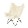Maisons Du Monde Fauteuils Fauteuil Imitation Fourrure Ivoire
