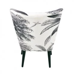 Maisons Du Monde Fauteuils Fauteuil Imprimé Jungle Noir Et Blanc -Chaise Soldes 2024 fauteuil imprime jungle noir et blanc 1000 10 14 185990 6