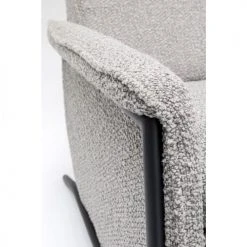 Kare Design Fauteuils Fauteuil Inclinable Gris Et Acier Noir -Chaise Soldes 2024 fauteuil inclinable gris et acier noir 2