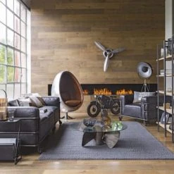 Maisons Du Monde Fauteuils Fauteuil Indus à Roulettes En Cuir Noir Et Métal -Chaise Soldes 2024 fauteuil indus a roulettes en cuir noir et metal 1000 15 20 198337 5