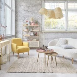 Maisons Du Monde Fauteuils Fauteuil Jaune Et Hêtre -Chaise Soldes 2024 fauteuil jaune et hetre 1000 5 20 209530 5
