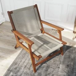 Baita Fauteuils Fauteuil Lounge En Bimatière 1 Place Naturel -Chaise Soldes 2024 fauteuil lounge en bimatiere 1 place naturel 2