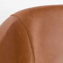 Zuiver Fauteuils Fauteuil Lounge En Cuir Marron -Chaise Soldes 2024 fauteuil lounge en cuir marron 11