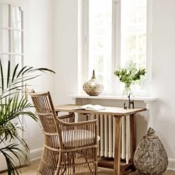 Sika Design Fauteuils Fauteuil Lounge En Rotin Antique -Chaise Soldes 2024 fauteuil lounge en rotin antique 3