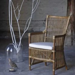 Sika Design Fauteuils Fauteuil Lounge En Rotin Antique -Chaise Soldes 2024 fauteuil lounge en rotin antique 5