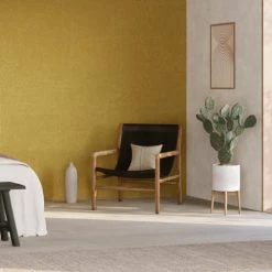 Rendez Vous Déco Fauteuils Fauteuil Lounge En Teck Et Cuir Noir -Chaise Soldes 2024 fauteuil lounge en teck et cuir noir 1