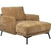 Dutchbone Fauteuils Fauteuil Lounge En Tissu Camel