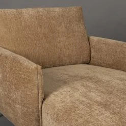 Dutchbone Fauteuils Fauteuil Lounge En Tissu Camel -Chaise Soldes 2024 fauteuil lounge en tissu camel 2