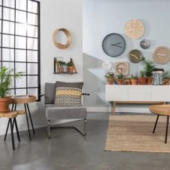 Zuiver Fauteuils Fauteuil Lounge En Tissu Cotelé Gris Froid -Chaise Soldes 2024 fauteuil lounge en tissu cotele gris froid 3