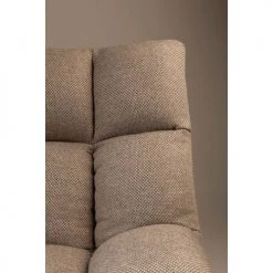 Dutchbone Fauteuils Fauteuil Lounge En Tissu Gris -Chaise Soldes 2024 fauteuil lounge en tissu gris 4