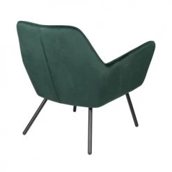 Drawer Fauteuils Fauteuil Lounge En Velours Vert Forêt -Chaise Soldes 2024 fauteuil lounge en velours vert foret 4