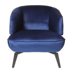 Artecosy Fauteuils Fauteuil Métal Et Métal Bleu