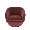 Maisons Du Monde Fauteuils Fauteuil Pivotant En Velours Terracotta