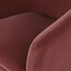 Maisons Du Monde Fauteuils Fauteuil Pivotant En Velours Terracotta -Chaise Soldes 2024 fauteuil pivotant en velours terracotta 1000 2 7 217143 3