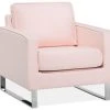 Beliani Fauteuils Fauteuil Rose
