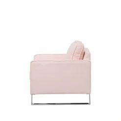 Beliani Fauteuils Fauteuil Rose -Chaise Soldes 2024 fauteuil rose 3