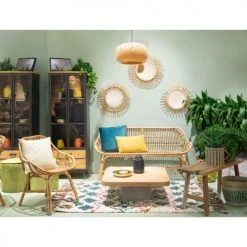 Zago Fauteuils Fauteuil Rotin Naturel -Chaise Soldes 2024 fauteuil rotin naturel 2