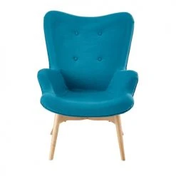 Maisons Du Monde Fauteuils Fauteuil Style Scandinave Bleu Pétrole -Chaise Soldes 2024 fauteuil style scandinave bleu petrole 1000 11 24 155578 10
