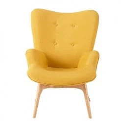 Maisons Du Monde Fauteuils Fauteuil Style Scandinave Jaune -Chaise Soldes 2024 fauteuil style scandinave jaune 1000 3 40 138825 9
