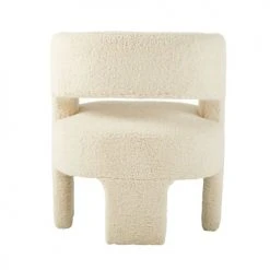Maisons Du Monde Fauteuils Fauteuil Tripode à Bouclettes Blanches -Chaise Soldes 2024 fauteuil tripode a bouclettes blanches 1000 16 29 209949 3