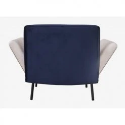 Artecosy Fauteuils Fauteuil Velours Et Métal Noir Beige -Chaise Soldes 2024 fauteuil velours et metal noir beige 3