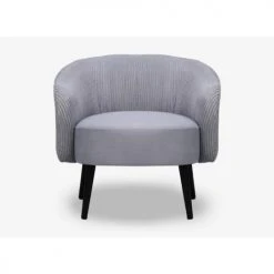 Artecosy Fauteuils Fauteuil Velours Gris