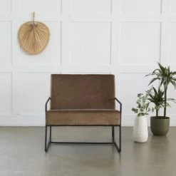 Bois Dessus Bois Dessous Fauteuils Fauteuil Velours Marron -Chaise Soldes 2024 fauteuil velours marron 2