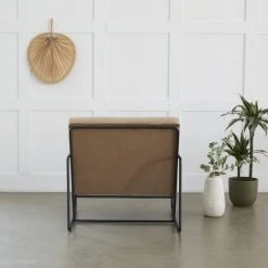 Bois Dessus Bois Dessous Fauteuils Fauteuil Velours Marron -Chaise Soldes 2024 fauteuil velours marron 3