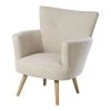 Maisons Du Monde Fauteuils Fauteuil Vintage Beige