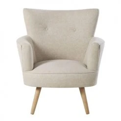 Maisons Du Monde Fauteuils Fauteuil Vintage Beige -Chaise Soldes 2024 fauteuil vintage beige 1000 14 19 199033 2