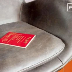 PIB Fauteuils Fauteuil Vintage En Cuir Marron -Chaise Soldes 2024 fauteuil vintage en cuir marron 4