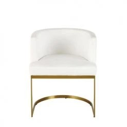 Maisons Du Monde Fauteuils Fauteuil Vintage En Velours Blanc -Chaise Soldes 2024 fauteuil vintage en velours blanc 1000 16 15 187016 2