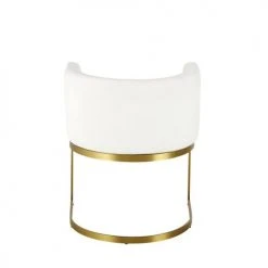 Maisons Du Monde Fauteuils Fauteuil Vintage En Velours Blanc -Chaise Soldes 2024 fauteuil vintage en velours blanc 1000 16 15 187016 5