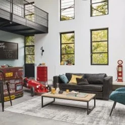 Maisons Du Monde Fauteuils Fauteuil Vintage En Velours Bleu Et Métal -Chaise Soldes 2024 fauteuil vintage en velours bleu et metal 1000 2 20 155943 12